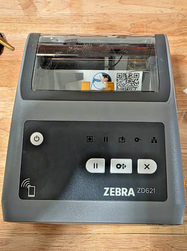 Zebra ZD621 Direct Thermal Printer USB LAN Bluetooth Serial ZD6A042-D01F00EZ