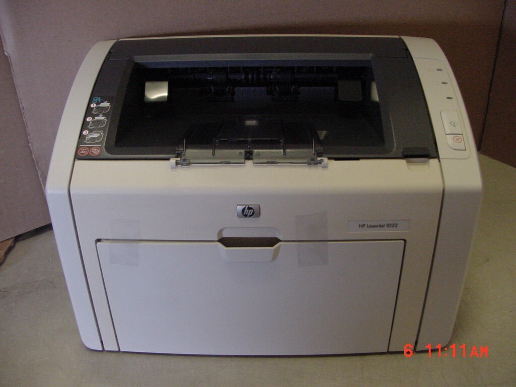 HP LaserJet 1022 Standard Laser Printer w/ Genuine Used Toner – Tested .