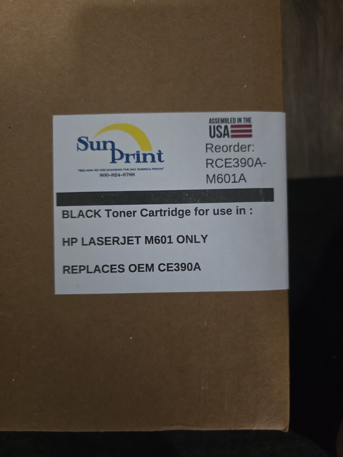 HP 90A (CE390A) Black Toner Catridge