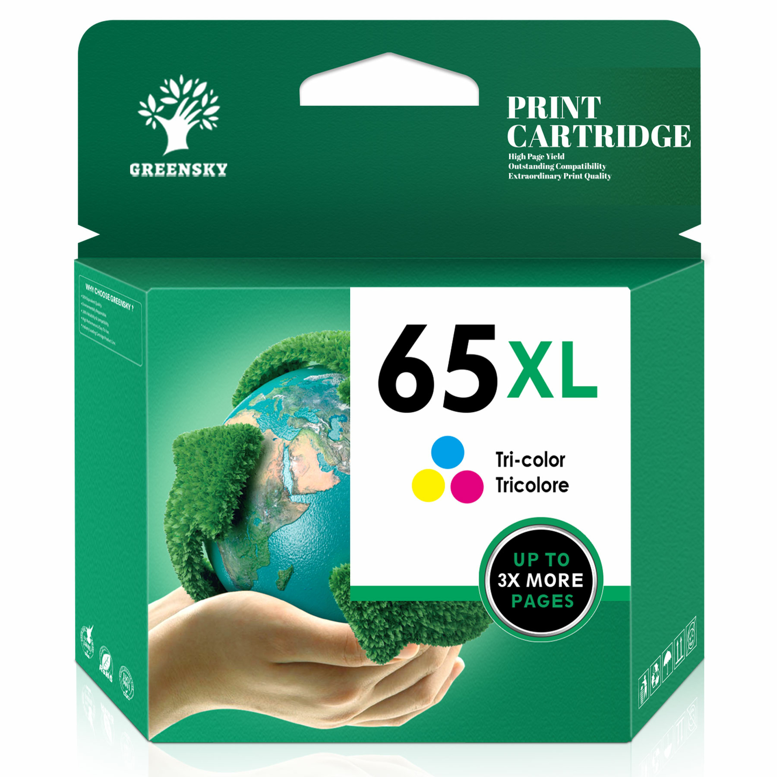 65XL Black Color Ink For HP Deskjet 2652 2655 3752 3755 3758 ENVY 5052 5055 5058