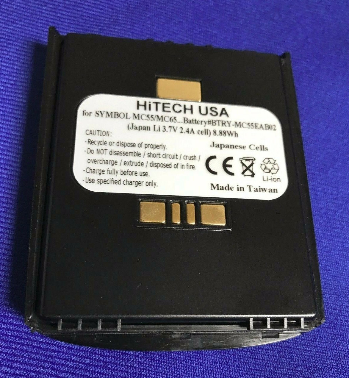 10 Batteries(Japan Lion2.4A)for Symbol/Zebra… MC55/MC65/MC67#BTRY-MC55EAB02…