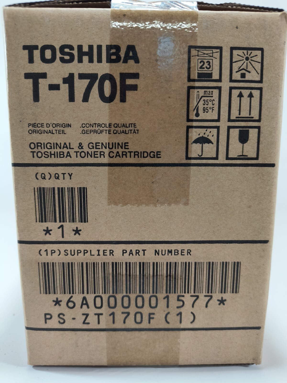 Toshiba Black Toner Cartridge T-170F New Original Genuine Yield 6,000 Pages