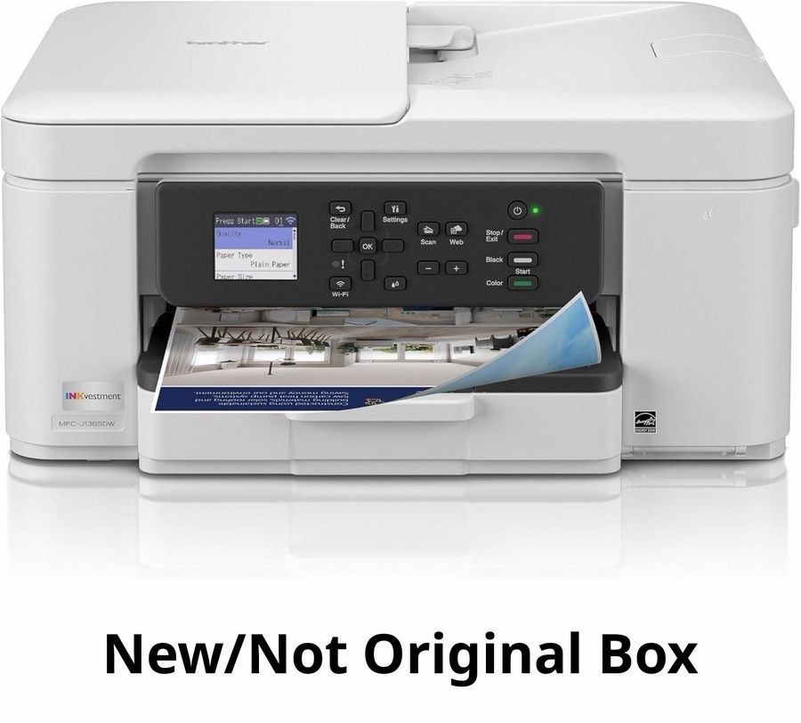 Brother INKvestment MFC-J1365DW Color All-in-One Inkjet Duplex WiFi 16ppm