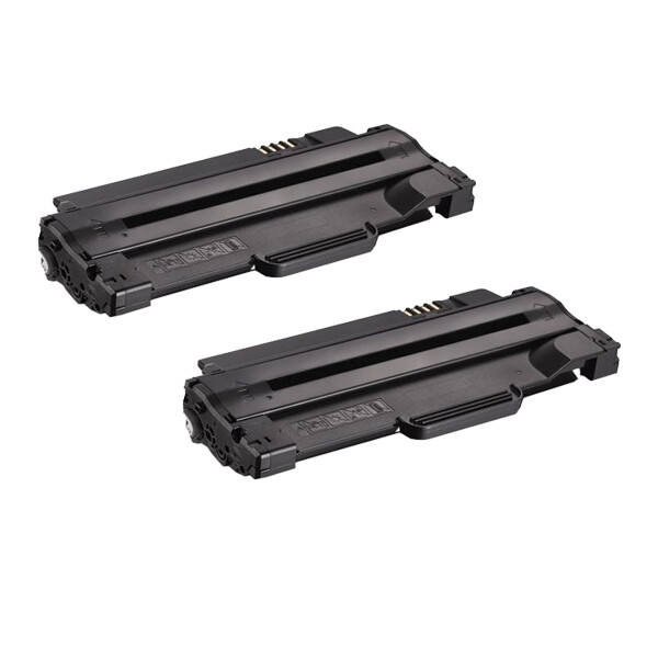 2 Pack 330-9523 (7H53W) NEW Black Toner Cartridge for Dell 1130 1130n 1133 1135n