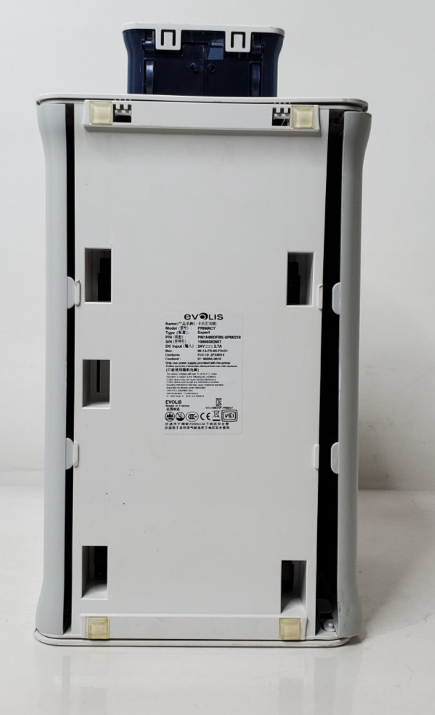 Evolis Primacy ID Card Printer No Power Supply- USED Tested