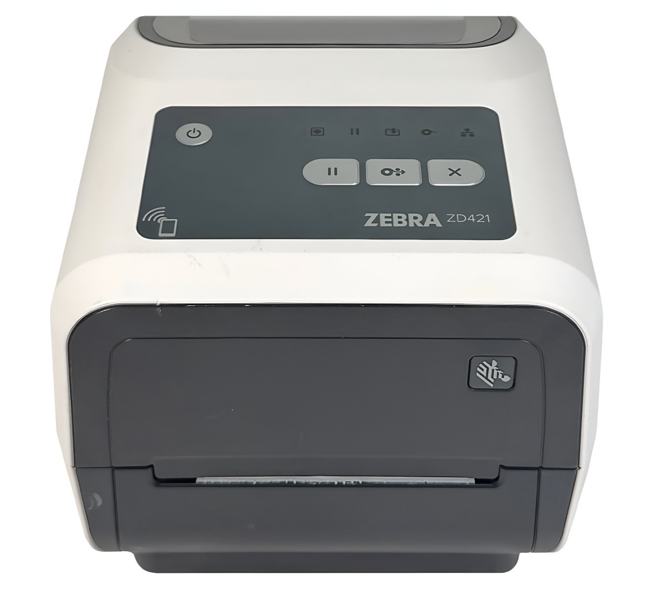 Zebra ZD421 Healhcare Thermal Transfer Label Printer LAN USB BT No Adapter
