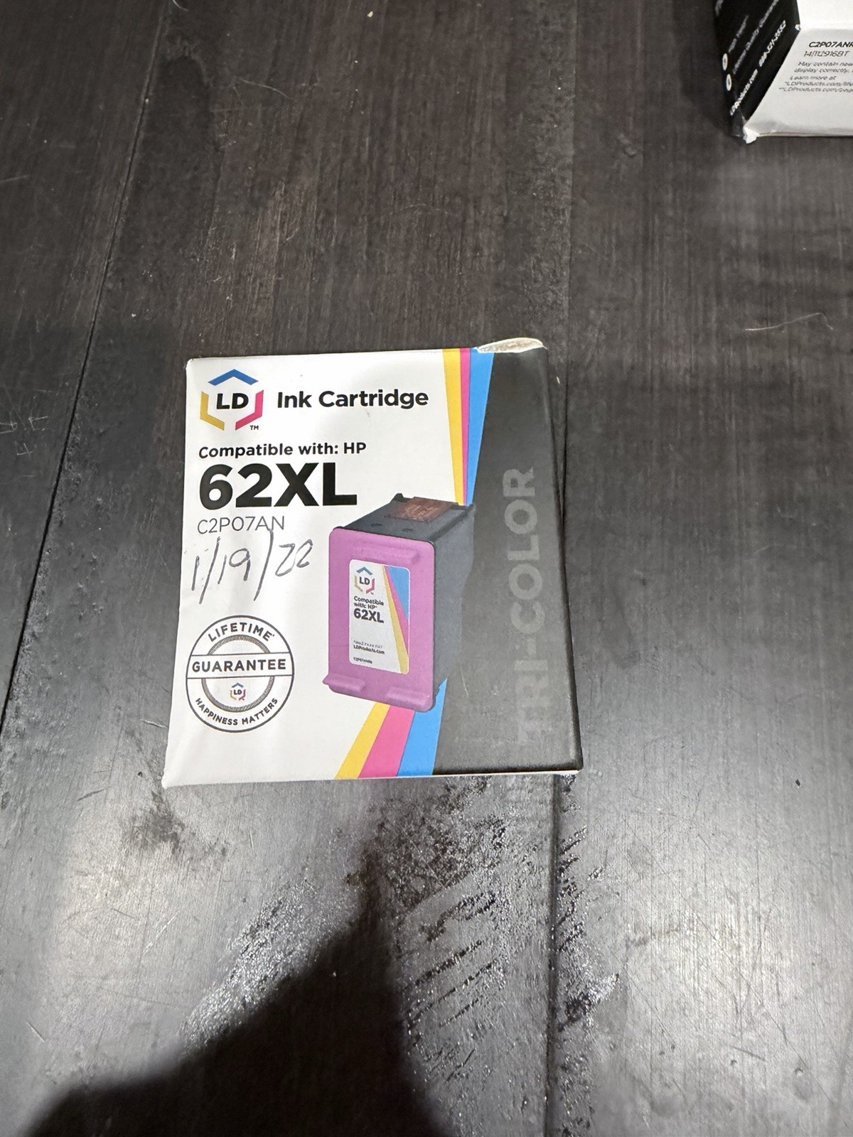 LD Replacement for Replacement for HP C2P07AN / 62XL Color Ink Cartridge