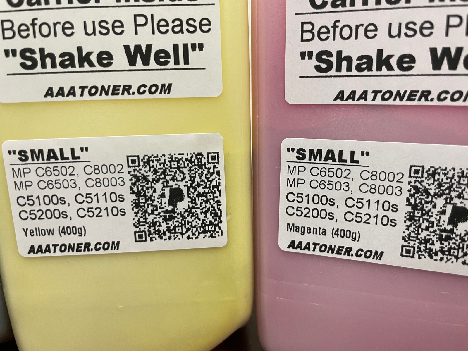 (400g x 4) SMALL Refill Toner for Ricoh MP C6502 C8002 C6503 C8003 C5100 C5200