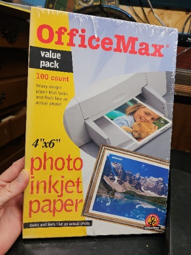 OfficeMax Photo Inkjet Paper Value Pack 100 Count 4×6 NEW SEALED