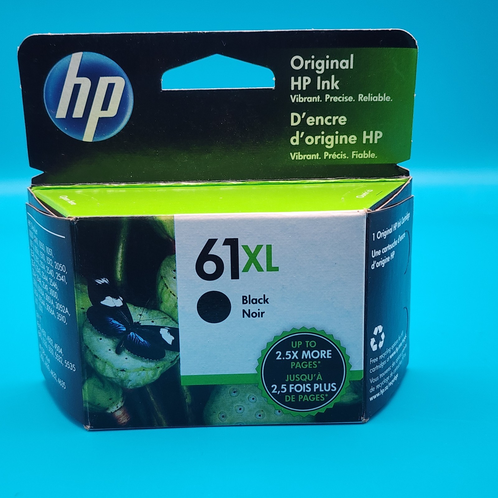 HP 61XL Black Ink Cartridge New Original