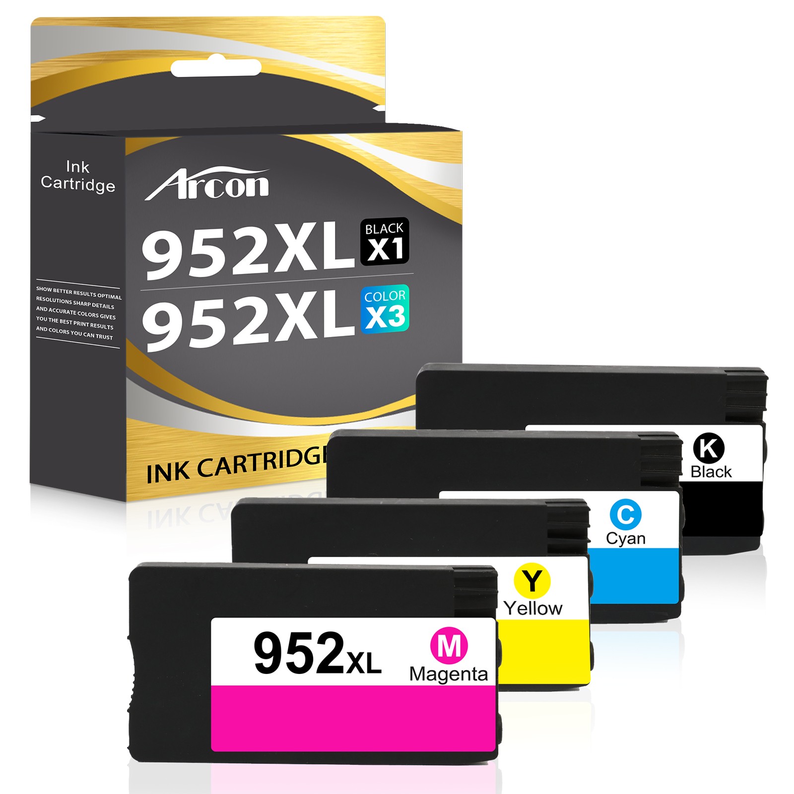 952XL 952 XL Ink Cartridges For HP OfficeJet Pro 8710 7740 8210 8216 8218 8720
