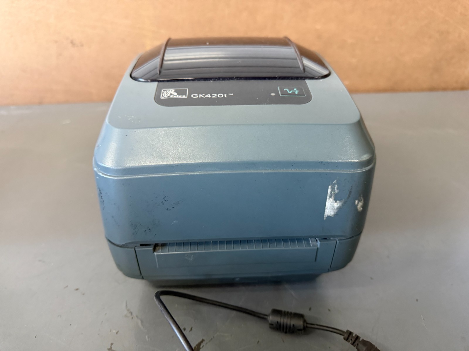1x Zebra GK420T Thermal Label Printer, USED