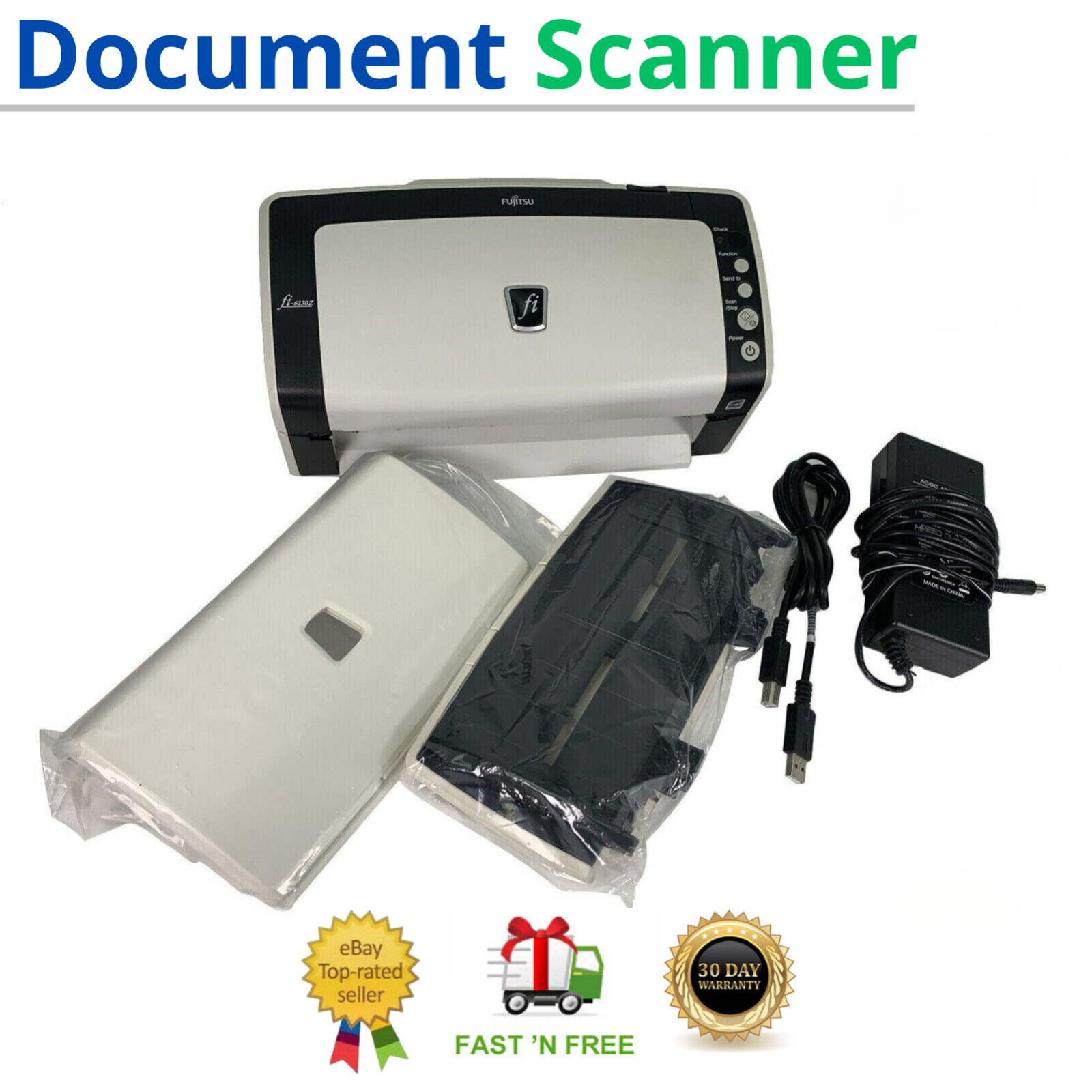 Sheetfed Color Duplex Document Scanner for Education Industry w/NEW Accessories