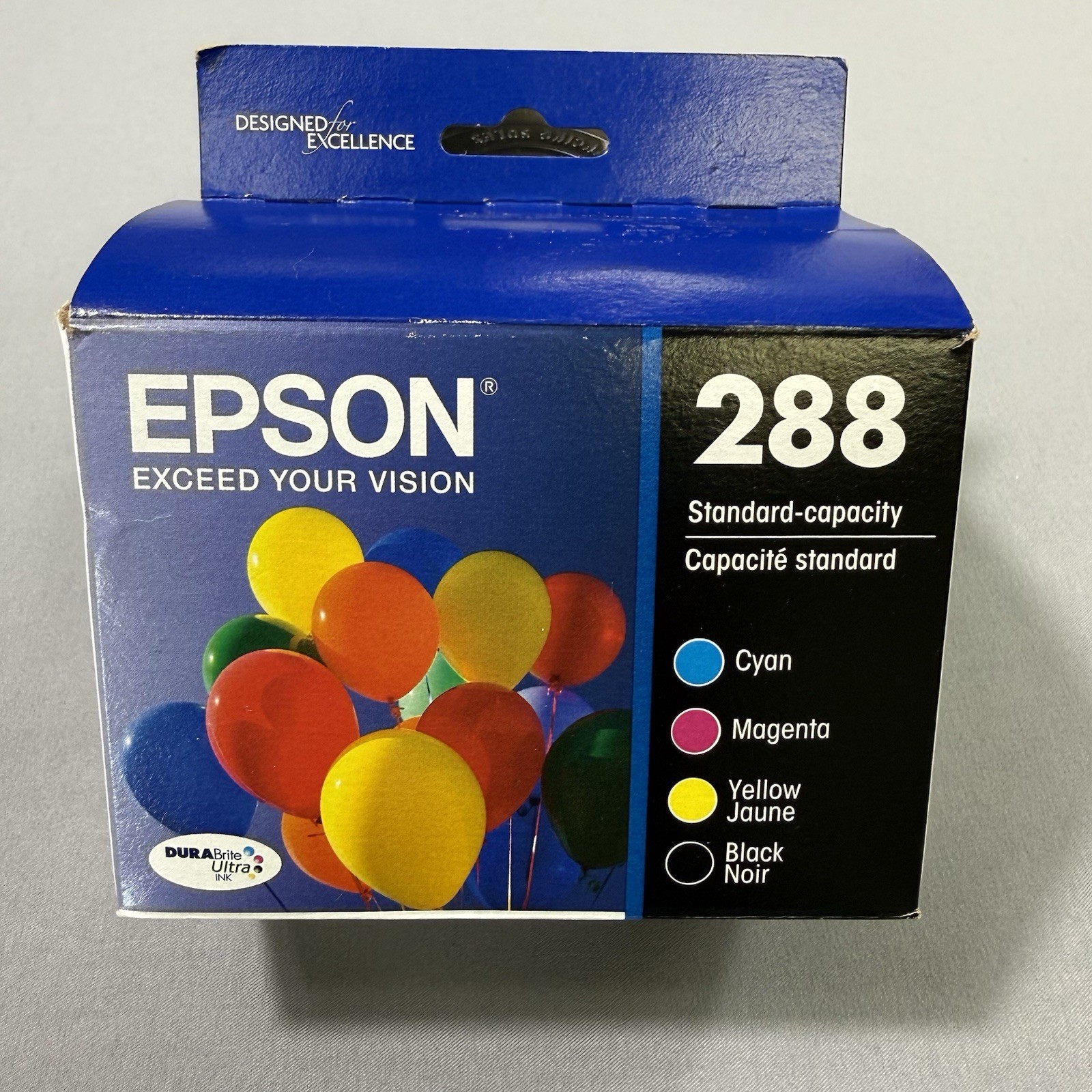 Genuine Epson 288 Ink Cartridges Black & Tricolor Pack New OEM Exp 06/2028