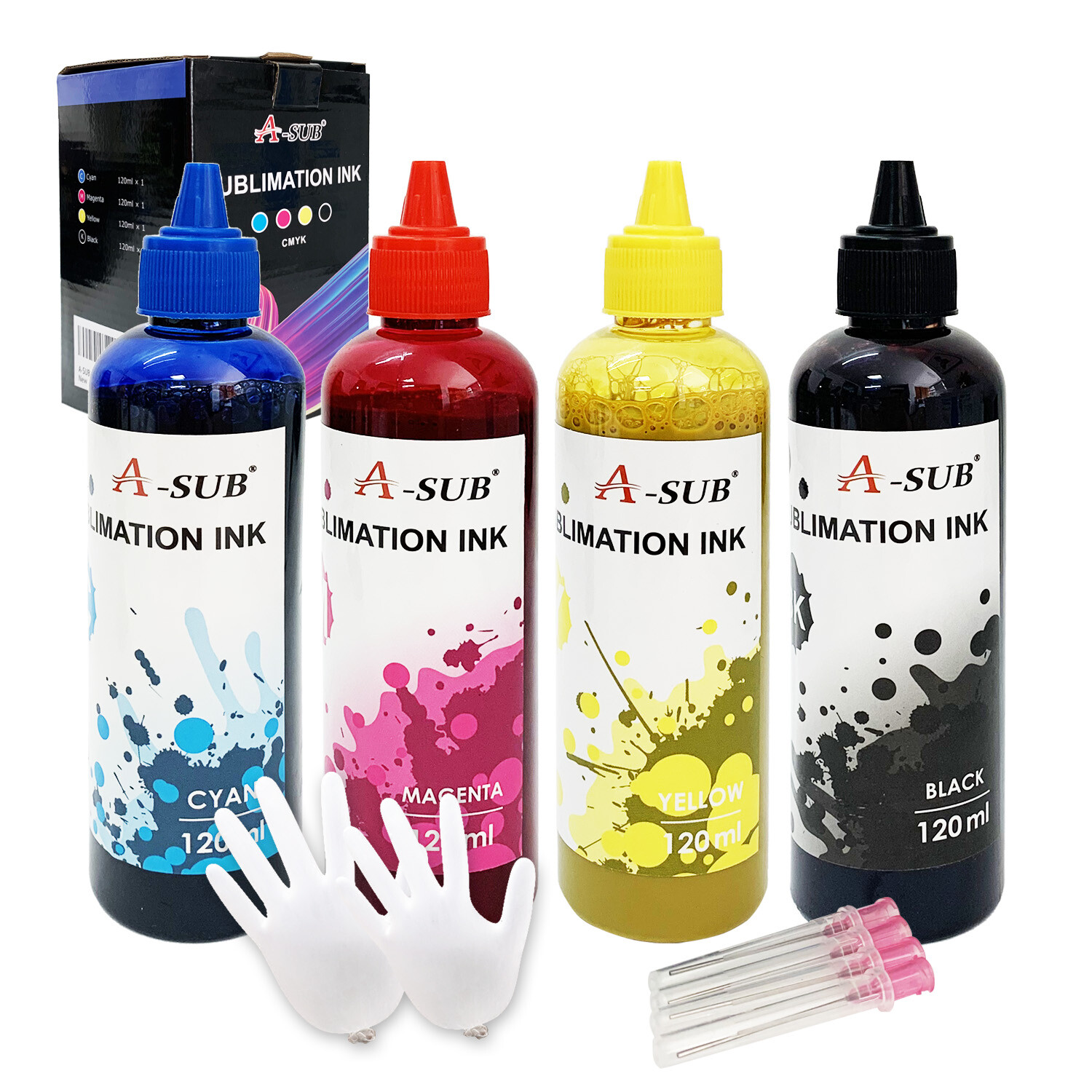 Bundle A-SUB Sublimation Paper 11×17 125g + 480ML A-SUB Sublimation Ink Fit Epso