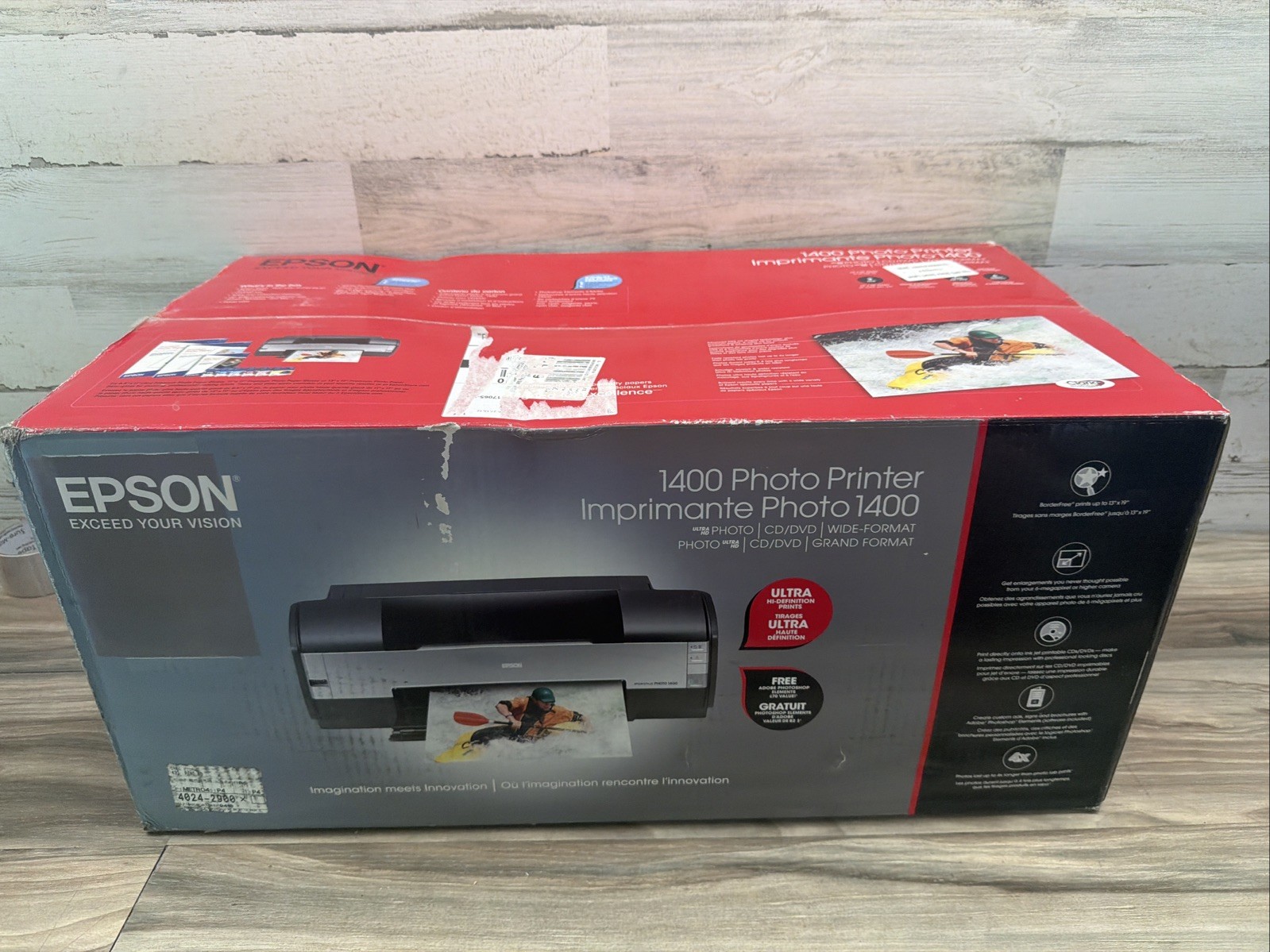 Epson Stylus Photo 1400 Wide-Format Color Inkjet – New Sealed