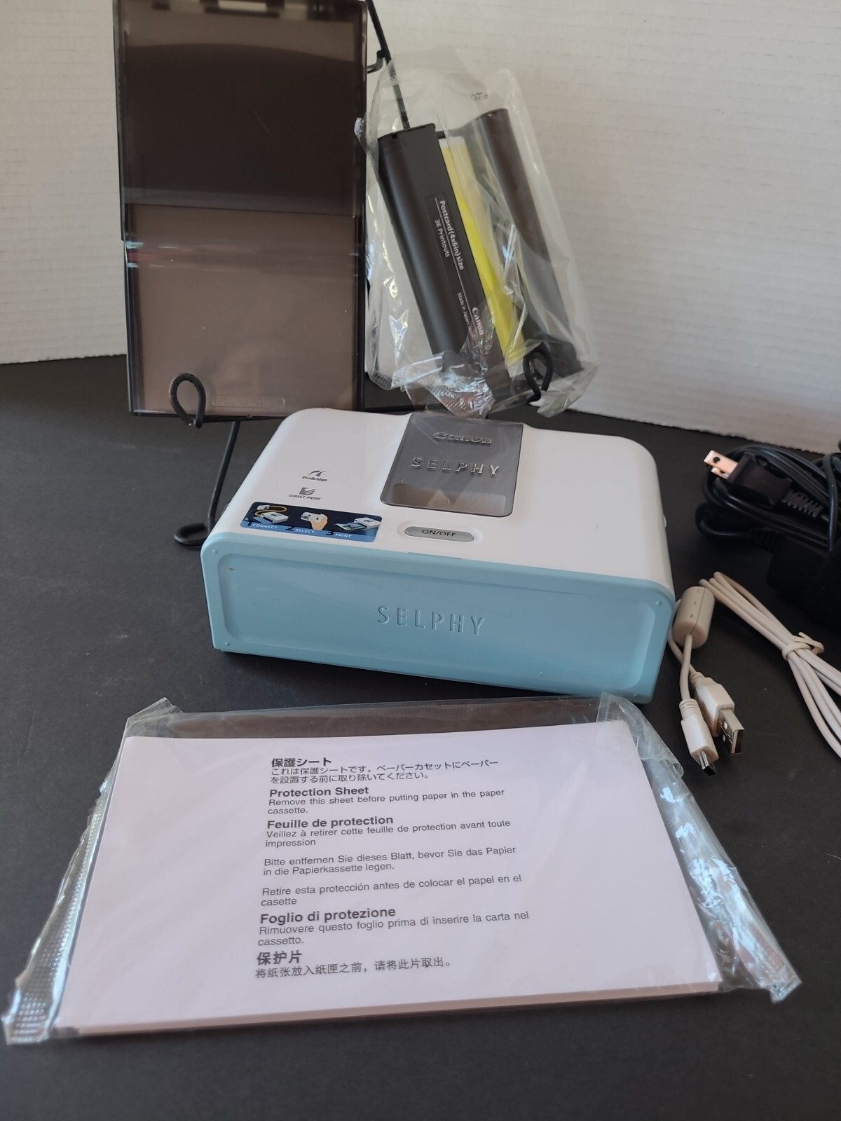 CANON SELPHY COMPACT PHOTO PRINTER. Complete!