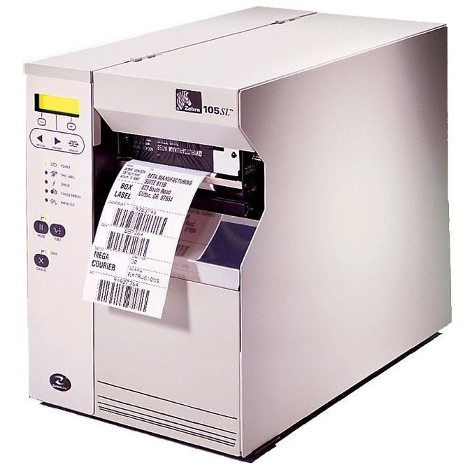 Zebra 105SL Thermal Label Printer 300 dpi Serial Parallel And 10/100 Ethernet