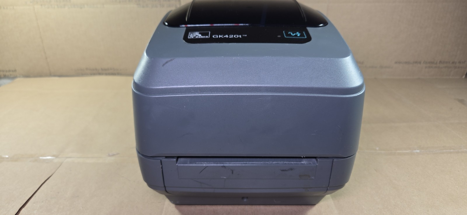 ZEBRA GK420T THERMAL BARCODE LABEL PRINTER GK42-102210-000. E77 *NO PWR ADAPTER*
