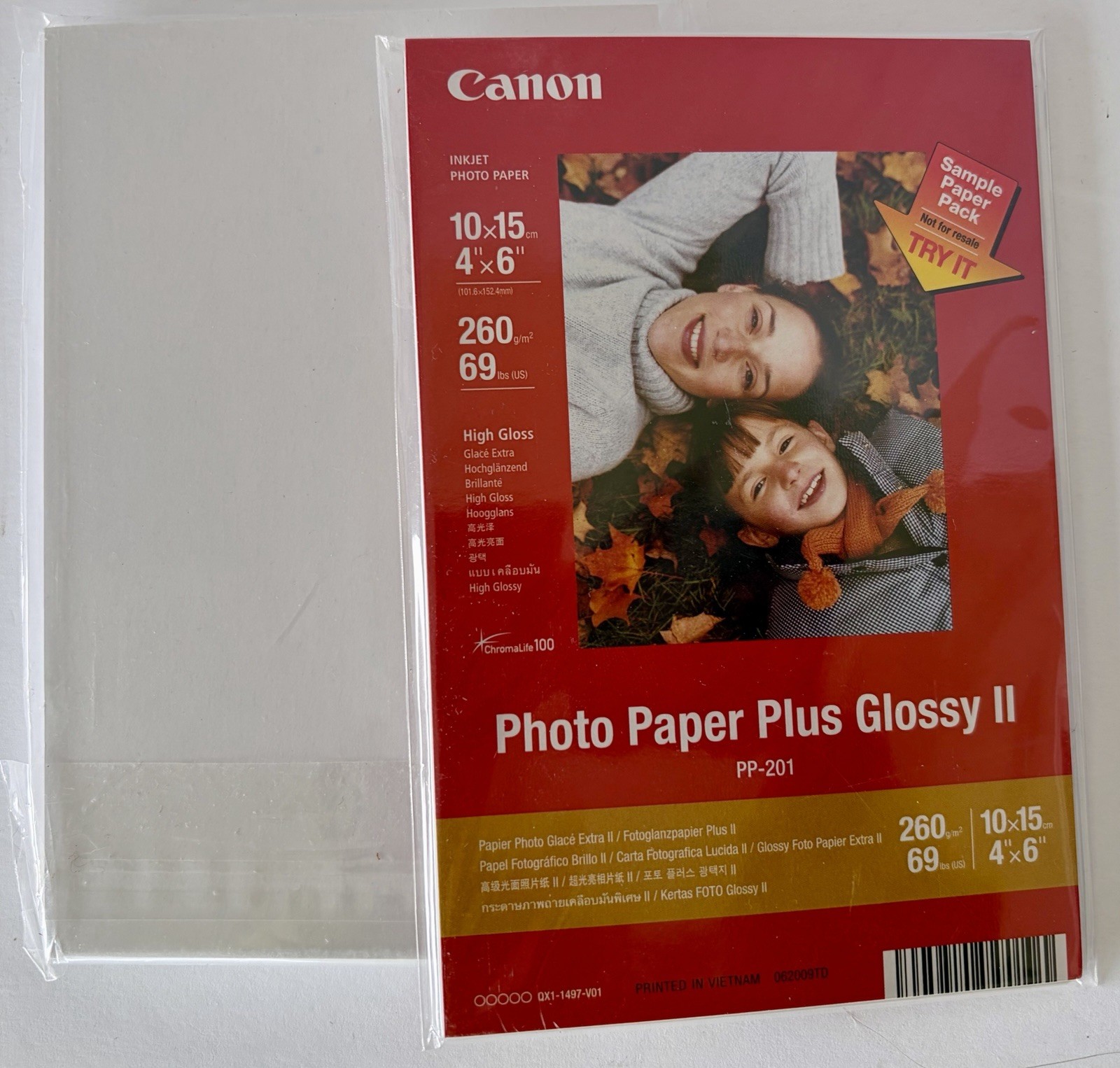Lot HP Premium Photo Paper 150 Sheets 8.5” X 11” and 4” X 6” Glossy Ink Jet