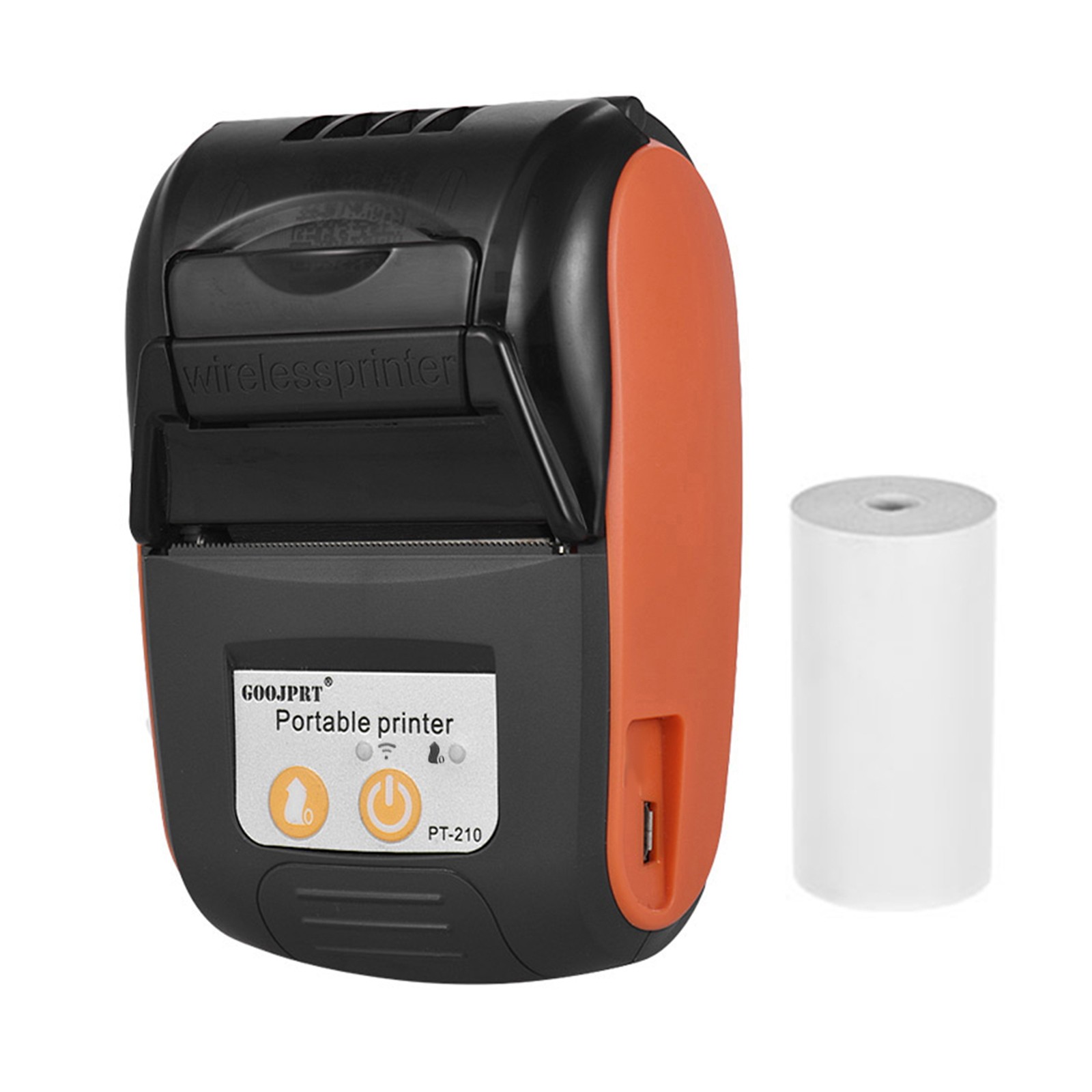 Thermal Receipt Printer 80mm/s Fast Printing Portable Bluetooth Ticket Printer 2