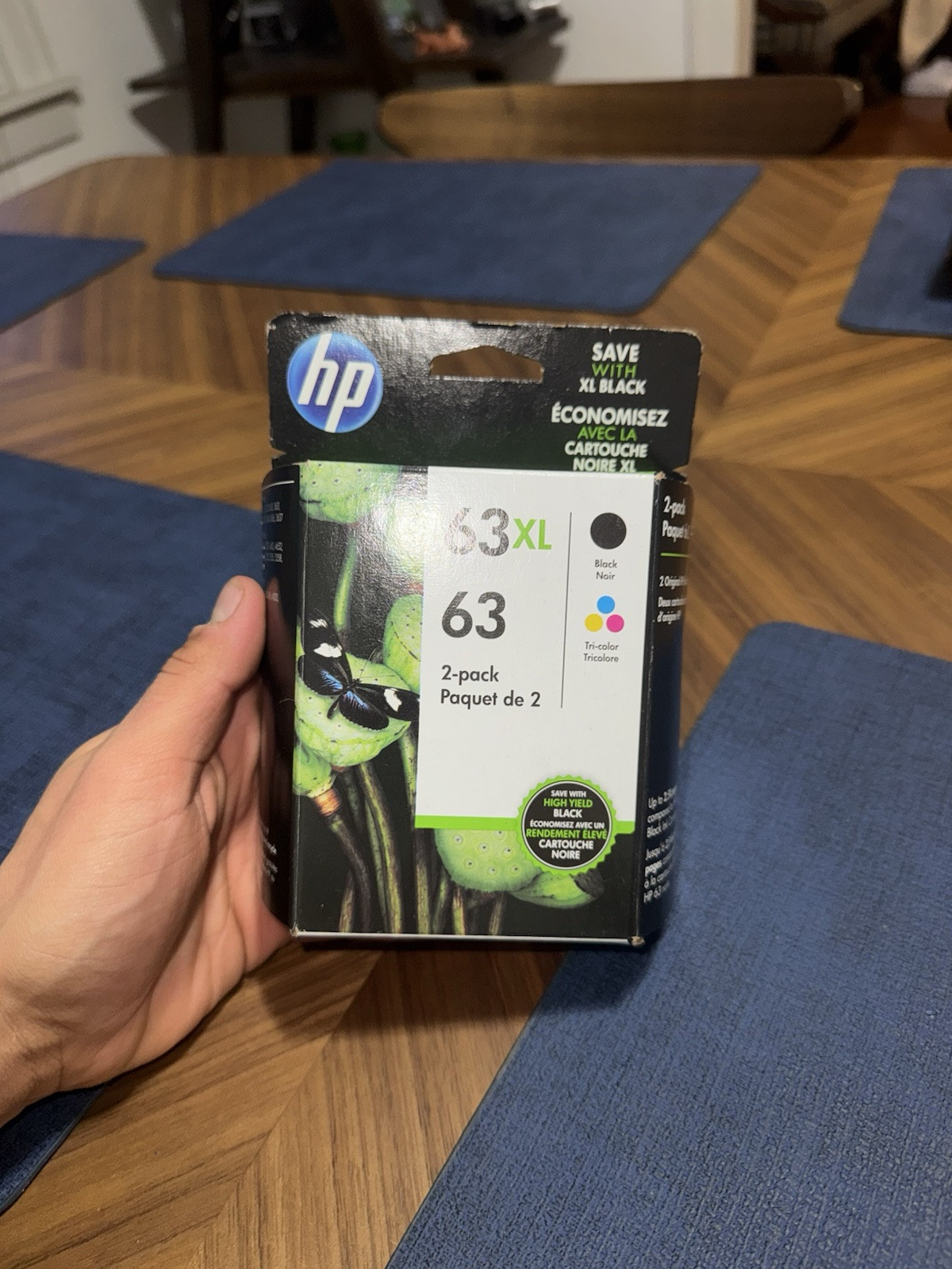 HP 63XL / 63 Ink Cartridges L0R48AN F6U61AN F6U64AN Genuine OEM SEALED