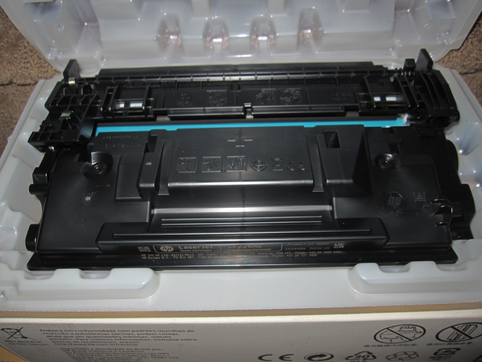 HP CF226XC Black Toner Cartridge Genuine 26X LaserJet 402 MFP M426 CF226X
