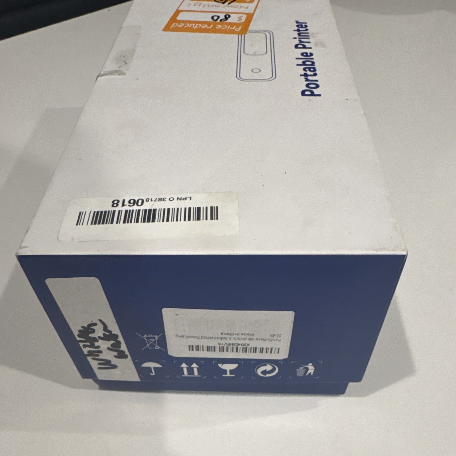 Portable Thermal Printer ZB-668 Wireless A4 203×203 DPI Black & White