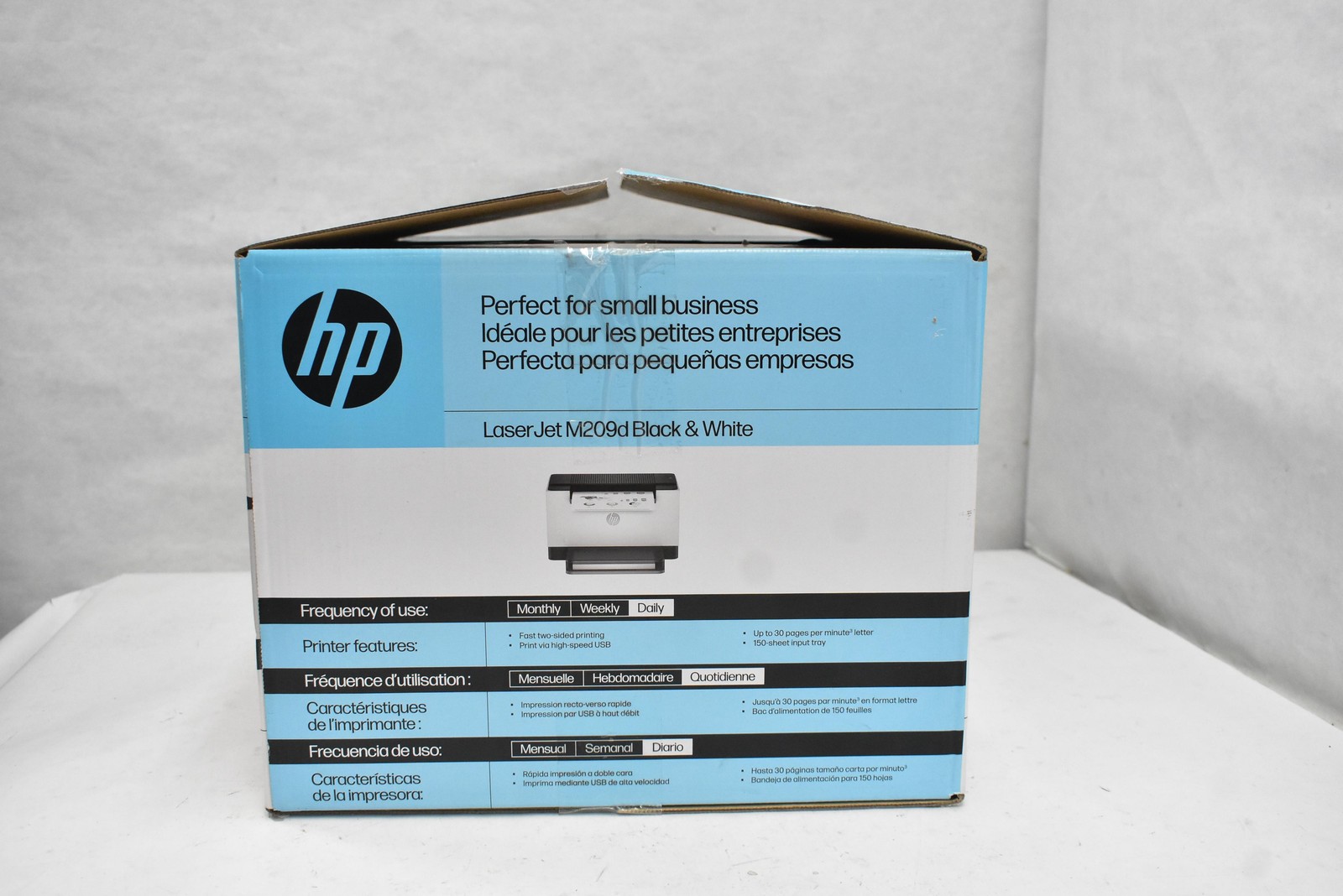 HP LaserJet M209d Monochrome Printer USB 2.0 Duplex 30ppm 150Sheet Black & White