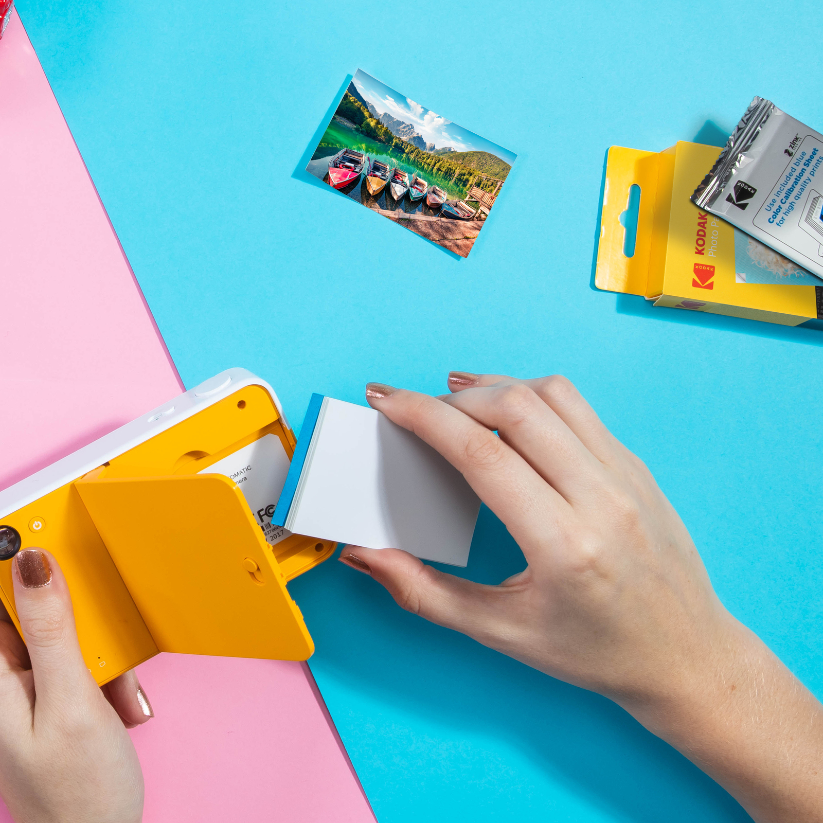 Kodak 2×3” Premium Zink Photo Paper – 50 Sheets Sticky-Backed Photo Paper