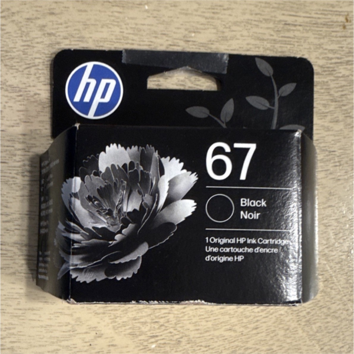 HP 67 Black Original Ink Cartridge Inkjet Genuine for HP Printer
