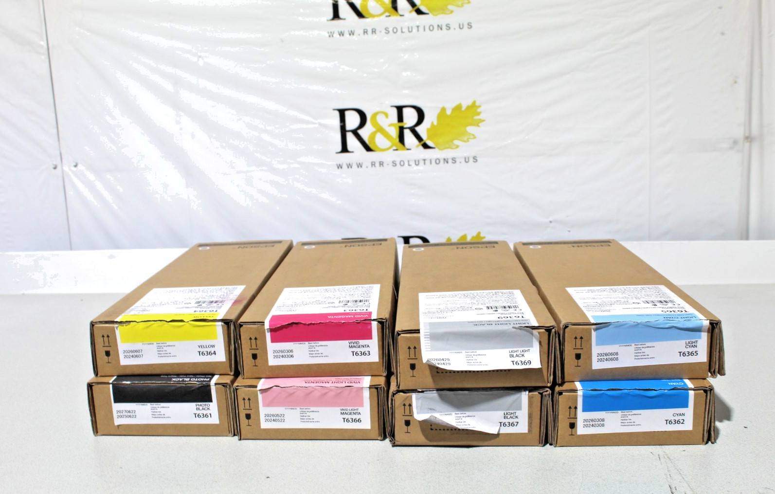 Epson Ink Cartridges for Stylus Pro Sealed ink 8 colors 2026 Expiration dates