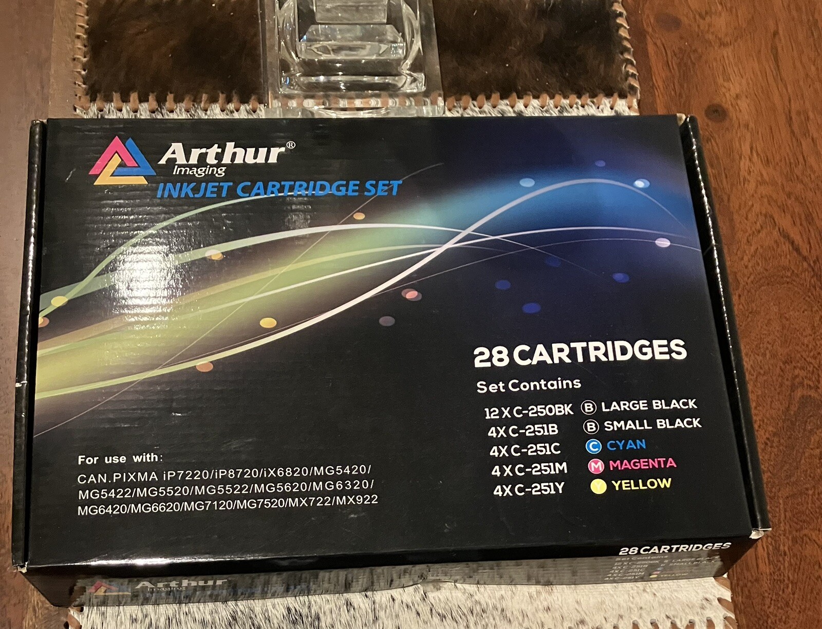 26 Arthur Imaging InkJet Cartridge Set PIXMA IP7220 IP8720 IX6820 MG5420