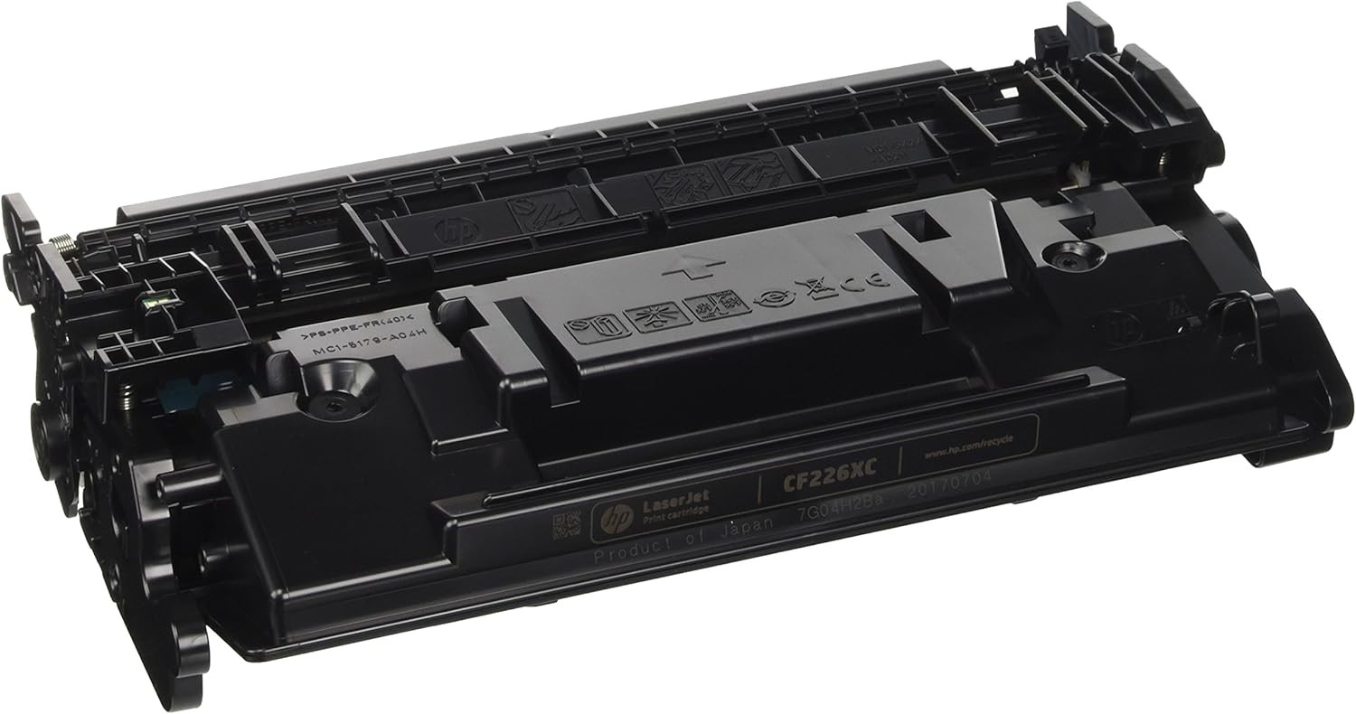 HP CF226XC HIGH YIELD ORIGINAL LASERJET TONER CARTRIDGE, BLACK