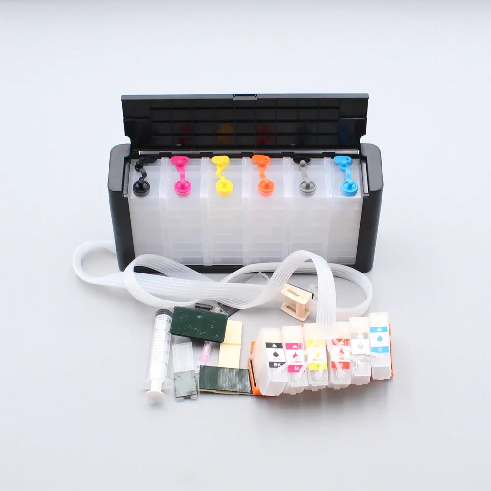 6 Color Ciss System Without Chip For Eps XP-15000 XP-15010 XP-15080 Printer