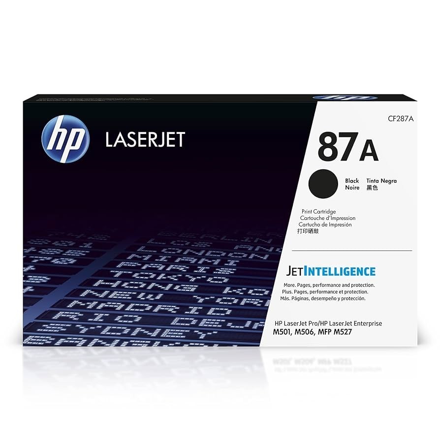HP 87A (CF287A) Black Toner Cartridge – Genuine & Free Shipping!