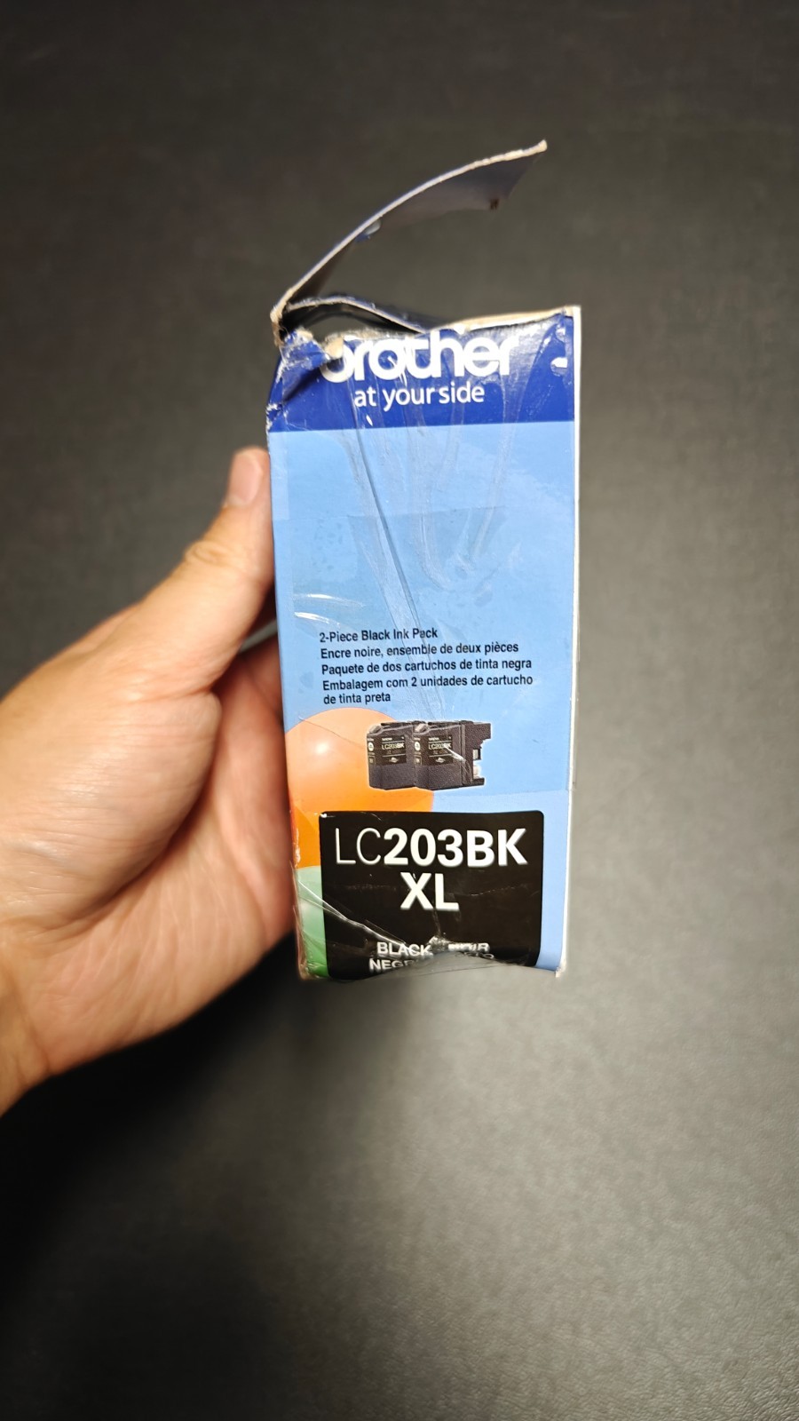 Open Box New Genuine Brother LC203XL Black 2PK Ink Cartridges Sealed Exp 09/2028