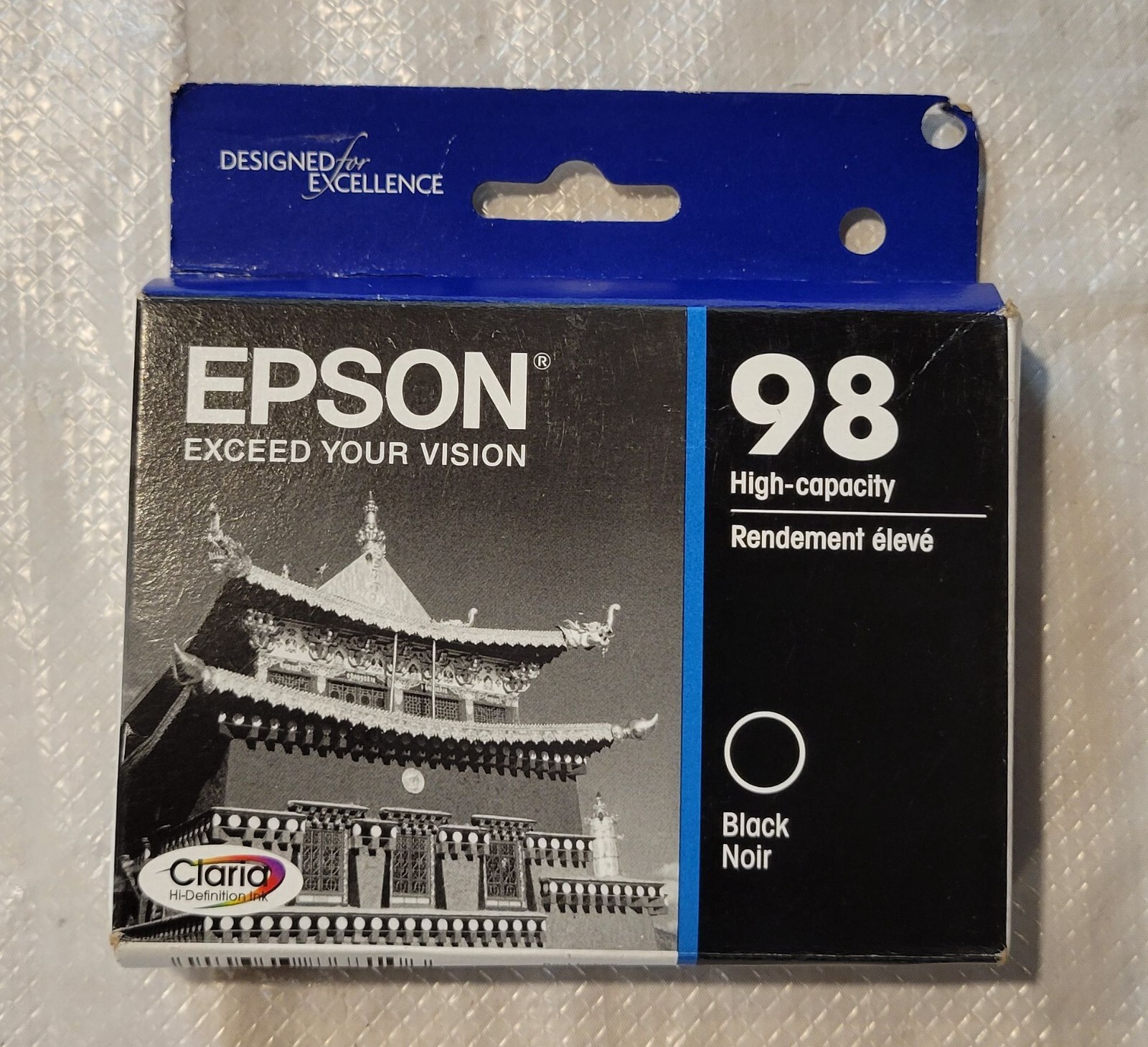 Epson 98 High Capacity Black Ink Cartridge TO98120 EXP 02/2026 NEW