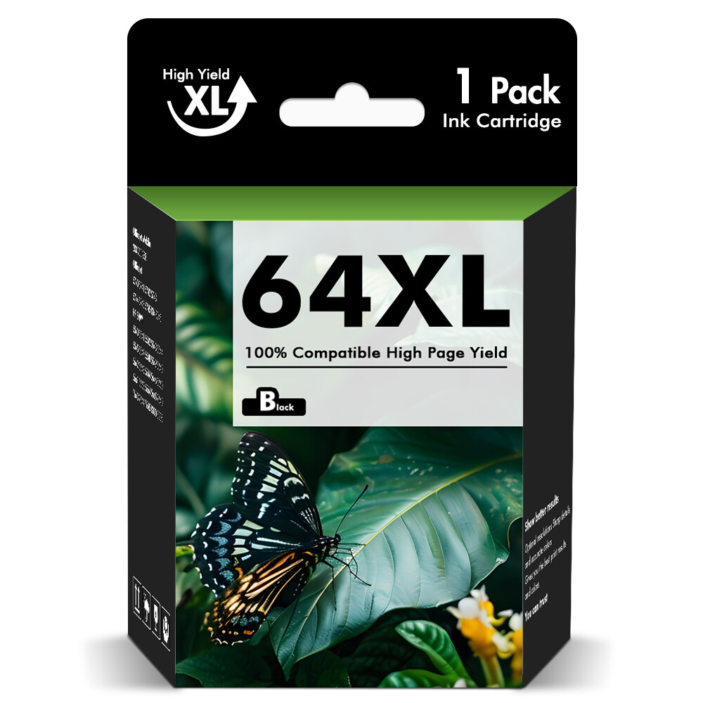 64 XL Ink Cartridge for HP 64XL ENVY 6220 6255 6258 7130 7132 7164 7830 7855 lot