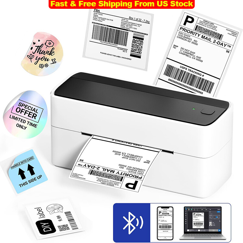 Phomemo Shipping Label Printer 4×6 Wireless Bluetooth Thermal Label Printer US