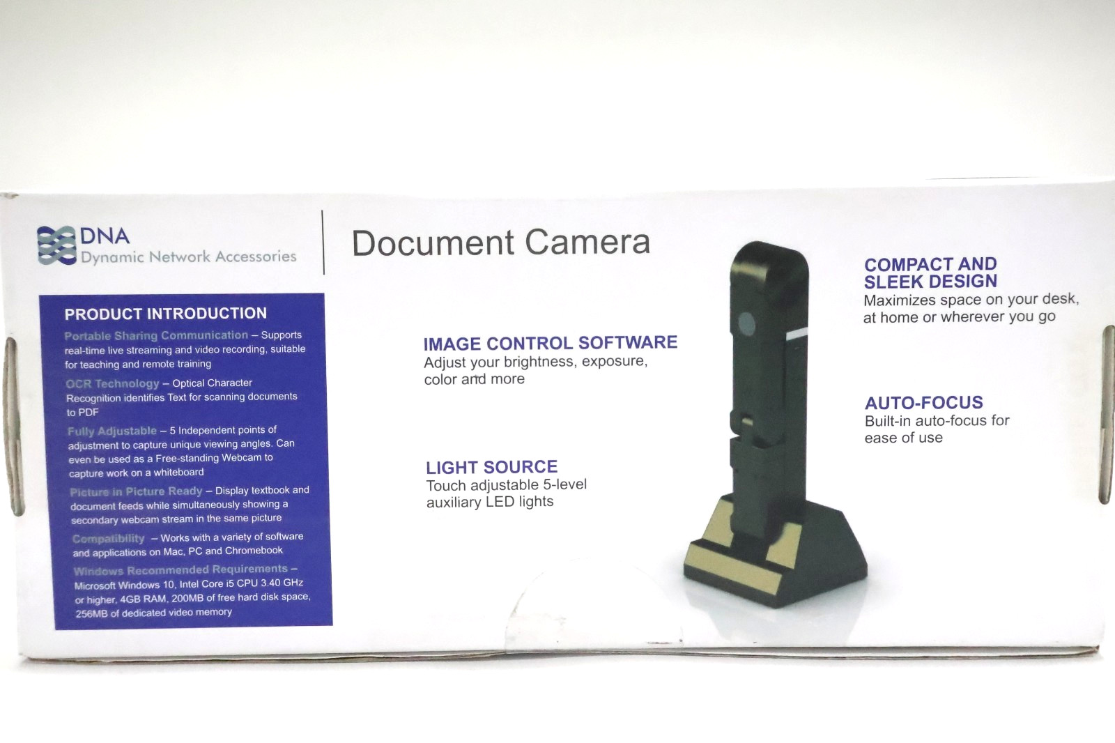 DNA DCBK8MP-DNA 8MP Document Camera USB Scanner Auto Focus NEW