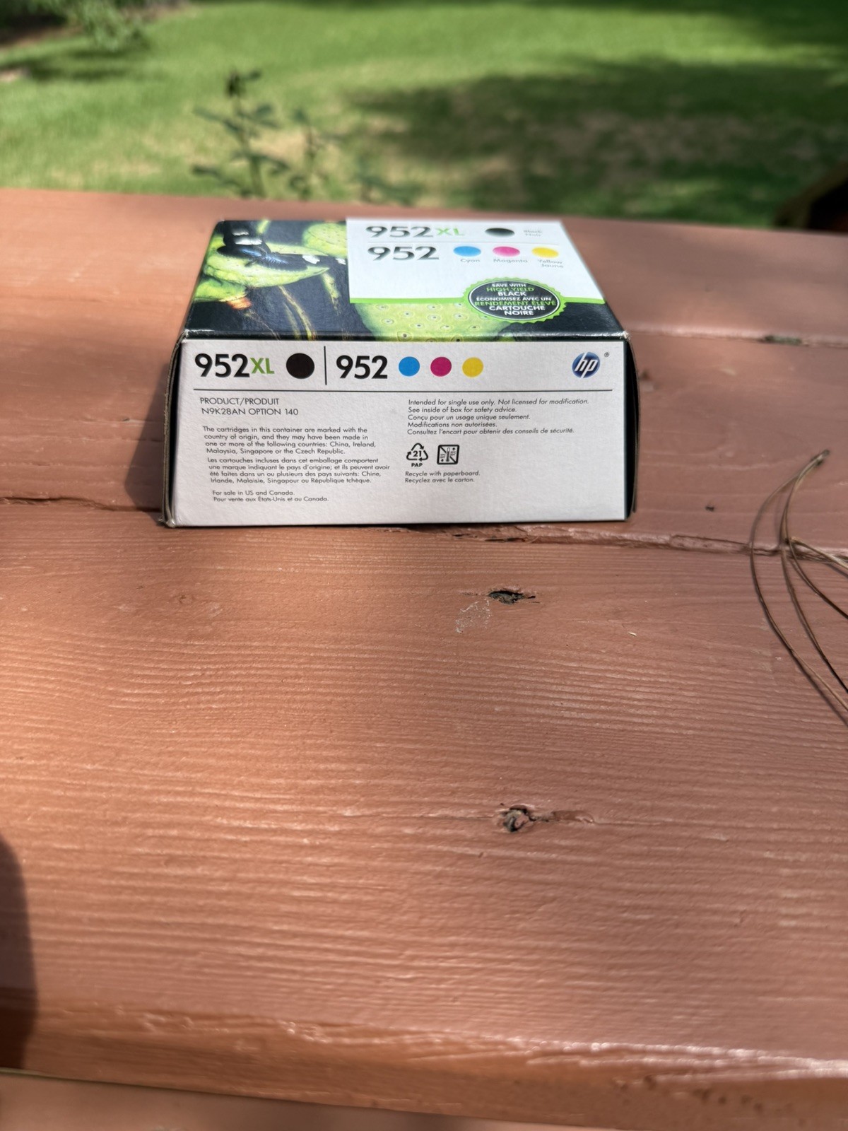 HP 952XL/952 (N9K28AN) Ink Cartridge – 4 Combo Pack. Unopened, EXP 7/2019