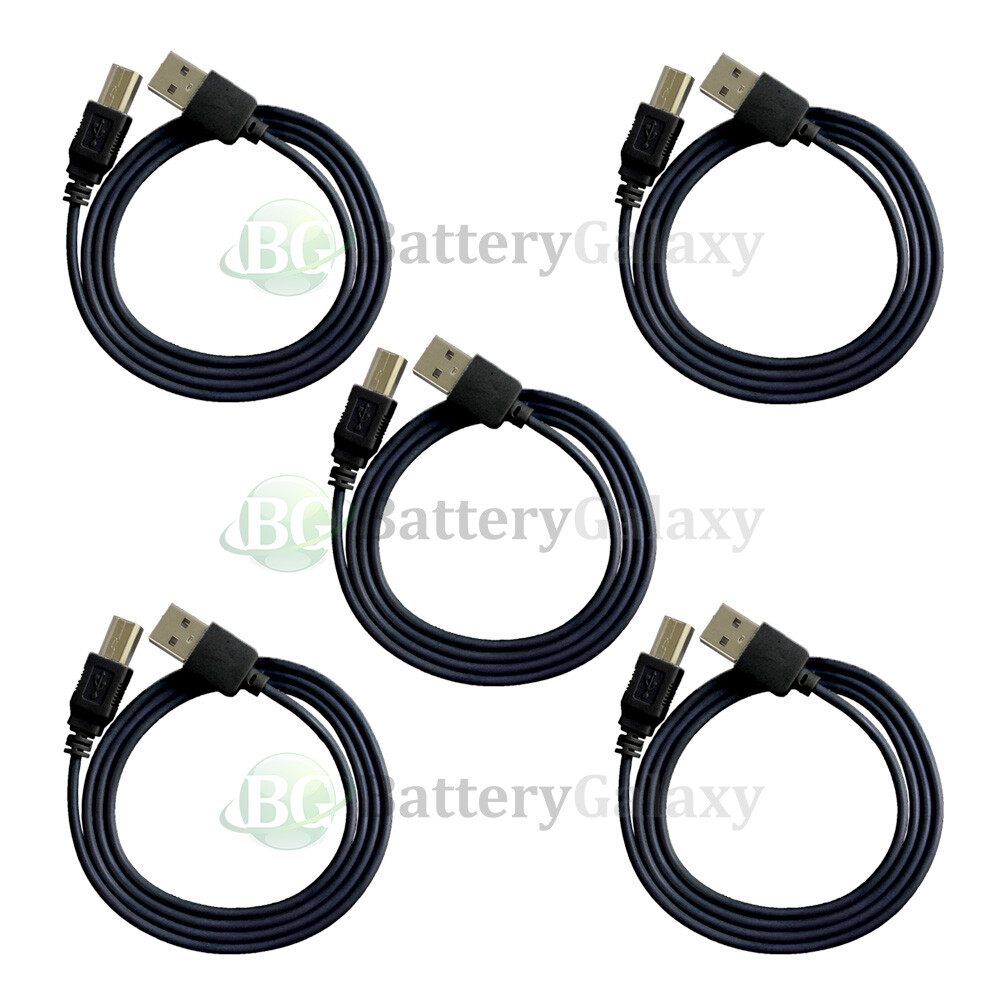 5X NEW 3FT 3′ USB 2.0 A TO B HIGH SPEED PRINTER SCANNER CABLE CORD HOT 2000+SOLD