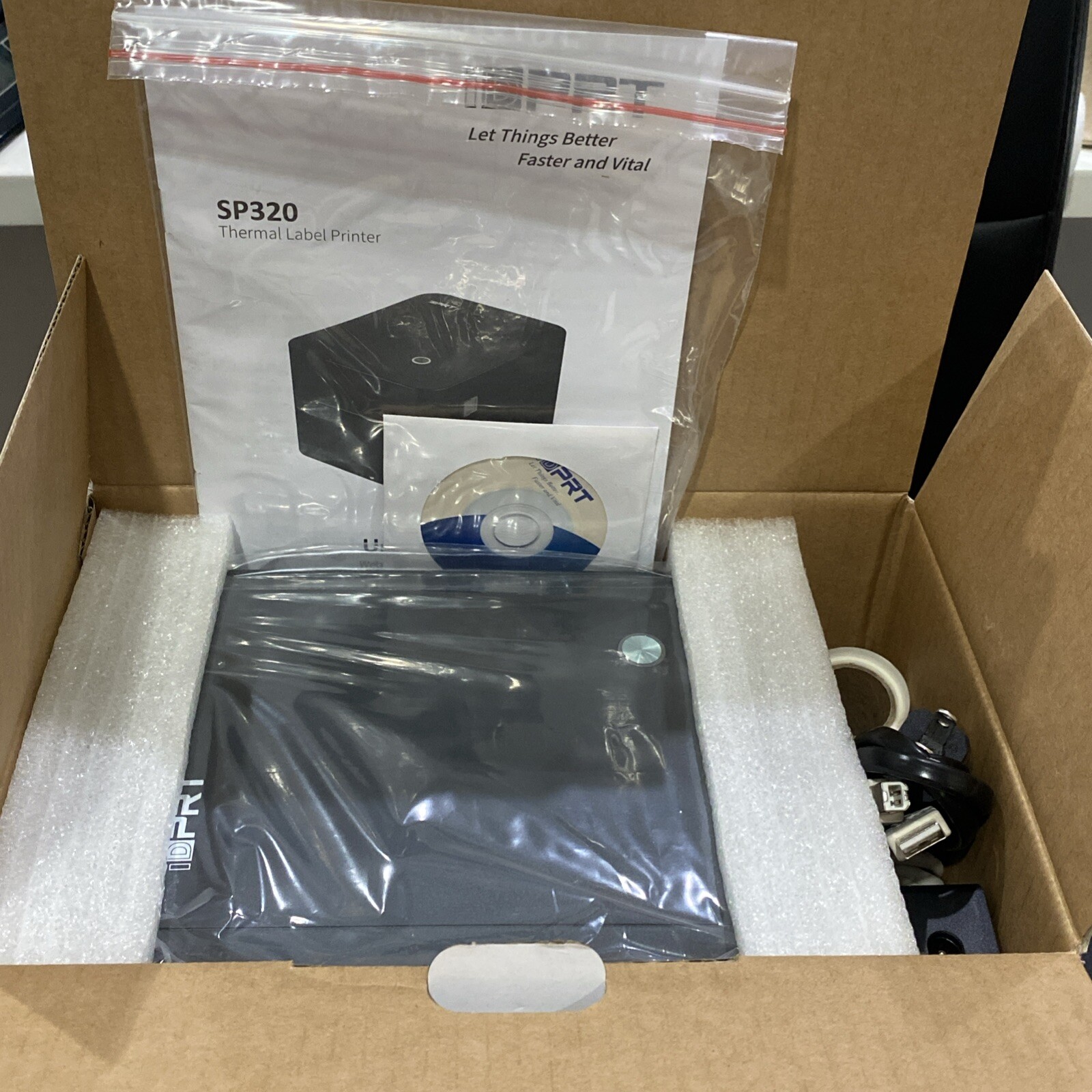 iDPRT SP320 Direct Thermal Label Printer Bluetooth Label Printer