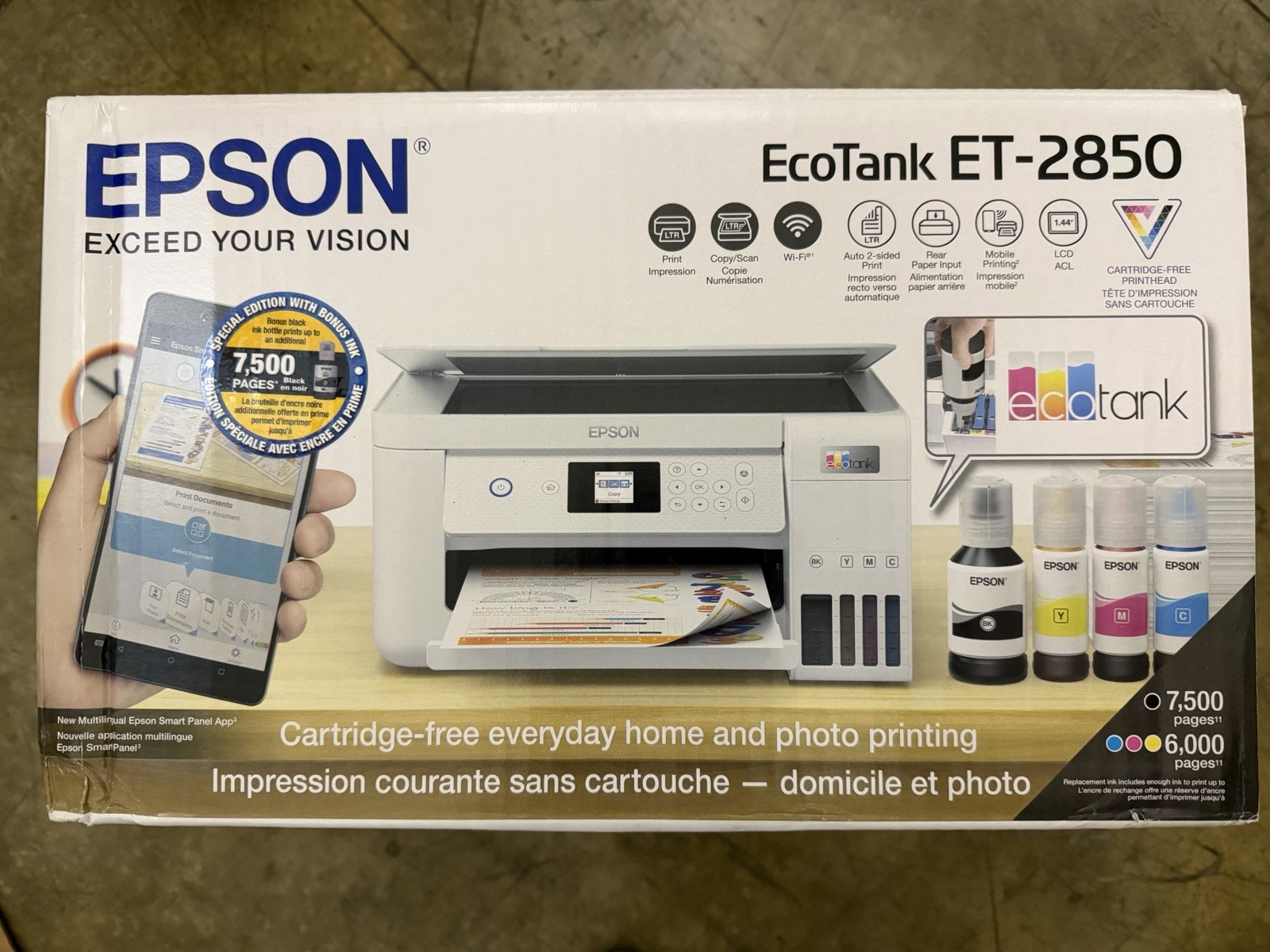 Epson EcoTank ET‑2850 All‑in‑One Inkjet Printer – Special Edition C11CJ63205