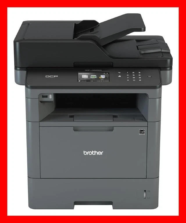 Brother DCP-L5500DN Laser Printer Scanner Copier Duplex Ethernet 5K Pages Toner
