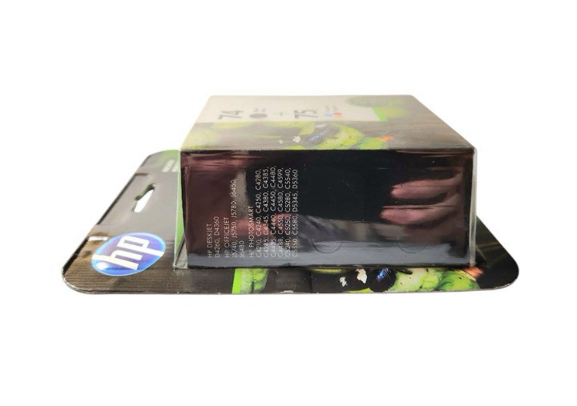 Genuine HP 74 75 Ink Cartridge Combo-for HP C4580 C5580 Printer-OEM