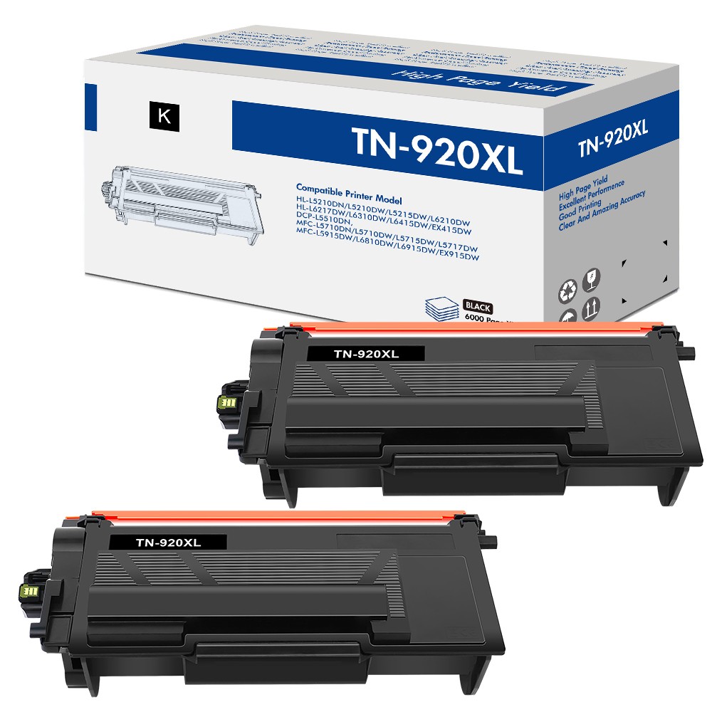 TN920 TN920XL Toner Cartridge Compatible for Brother HL-L6217DW L6310DW L6415DW