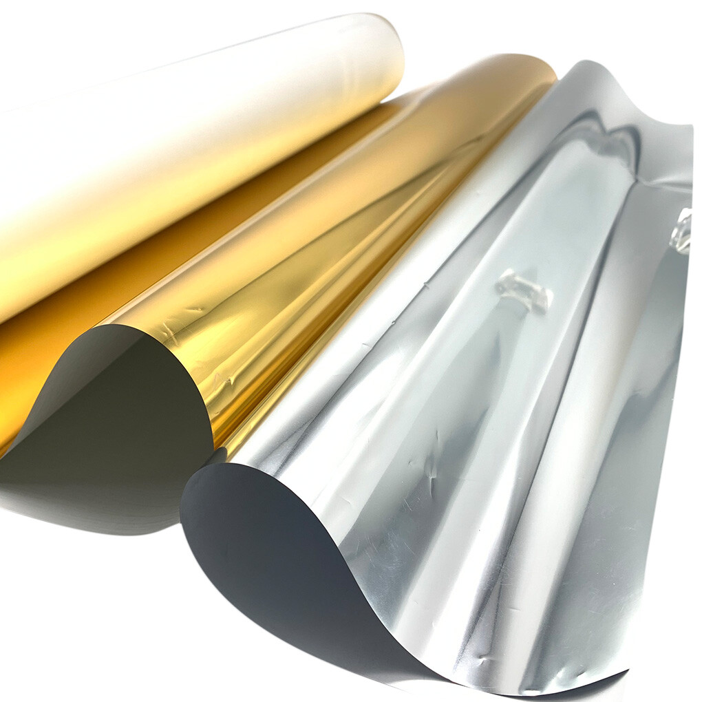 CALCA 24in x 164ft DTF Gold / Silver DTF Foil Film Roll DTF Film Cold Peel