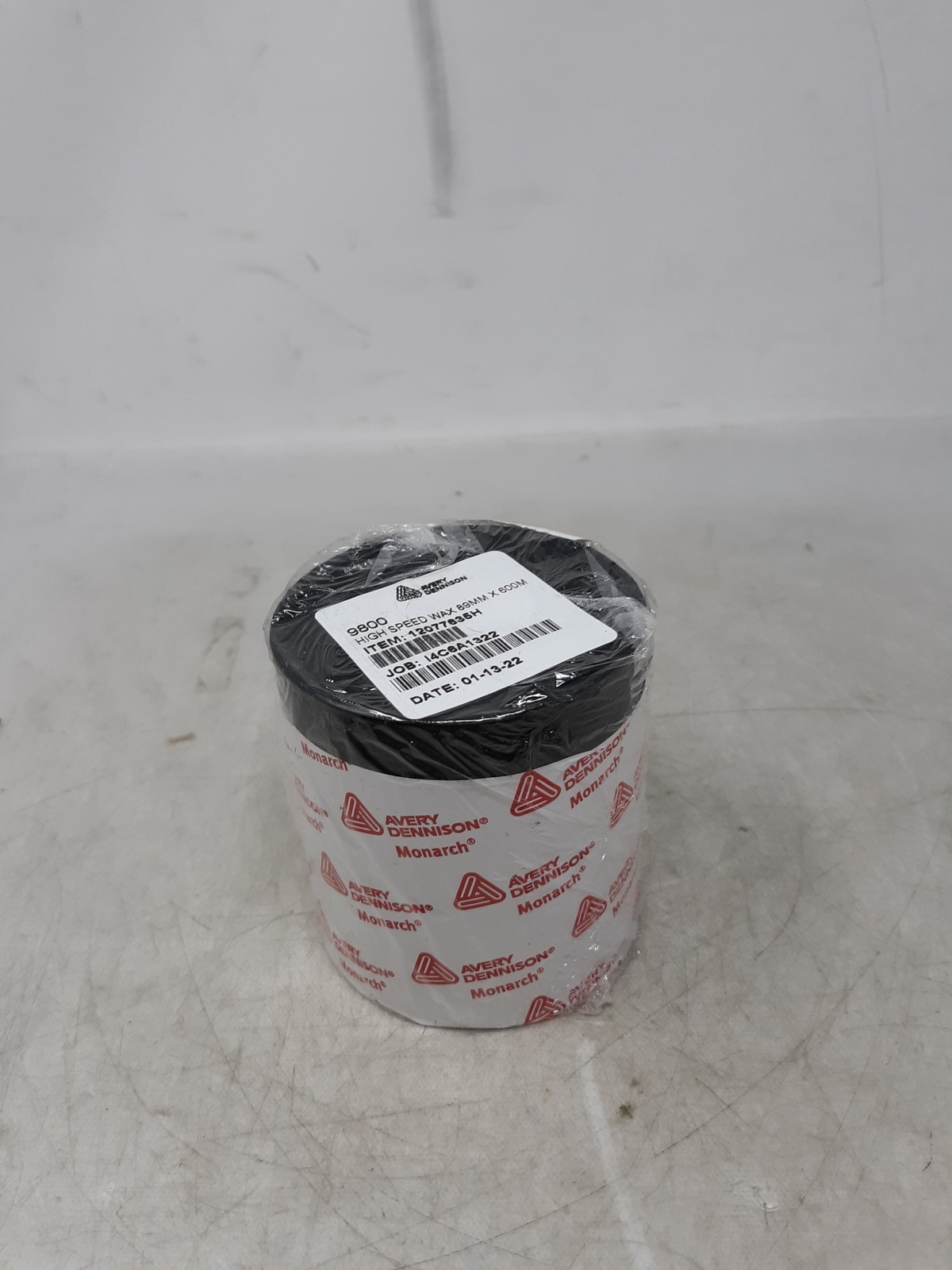 Lot of 3 Avery Dennison Monarch 9800 High Speed Wax 89mm x 600m 12077635H